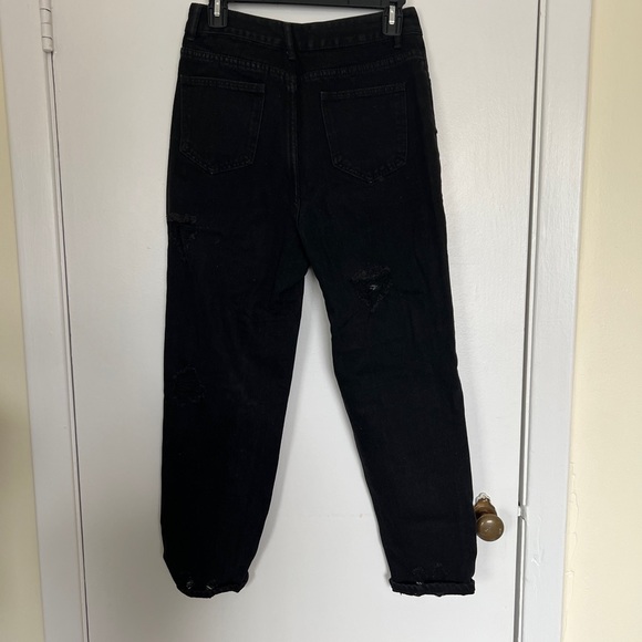 ASOS black ripped mom jeans - Picture 1 of 6